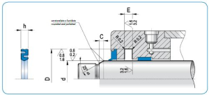 Diagram - SRS Type Spring Rod Seal